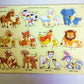 PETERS PENCE Wooden MultiColor 12 SET of ANIMAL PUZZLE LEARNING BOARD with THEIR YOUNG ONES