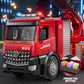 Beby Buty Toddlers Toys for Ages 3-5, Fire Truck with Ladder Toys for Toddlers Boys Girls, Lights & Realistic Sounds, Fire Truck