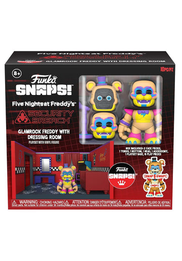 Funko Five Nights At Freddy'S (Fnaf) Snap: Glamrock Freddy With Dressing Room - Collectable Vinyl Figure - Gift Idea - Official Merchandise - For Kids & Adults