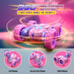 Excitobo Remote Control Car 4WD Double Sided 360° Flip Pink Model WJ121750 for Kids Age 4-12