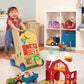 Battat Wooden Activity Walker - 9 Educational Activities - Learning & Walking Toy For Toddlers - Stand, Push, Walk - 1 Year + - Farm Theme