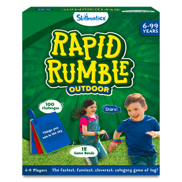 Skillmatics Category Game - Rapid Rumble Outdoor, Game Of Tag, Games For Kids, Teens & Adults, Gifts For Boys & Girls Ages 6, 7, 8, 9 And Up