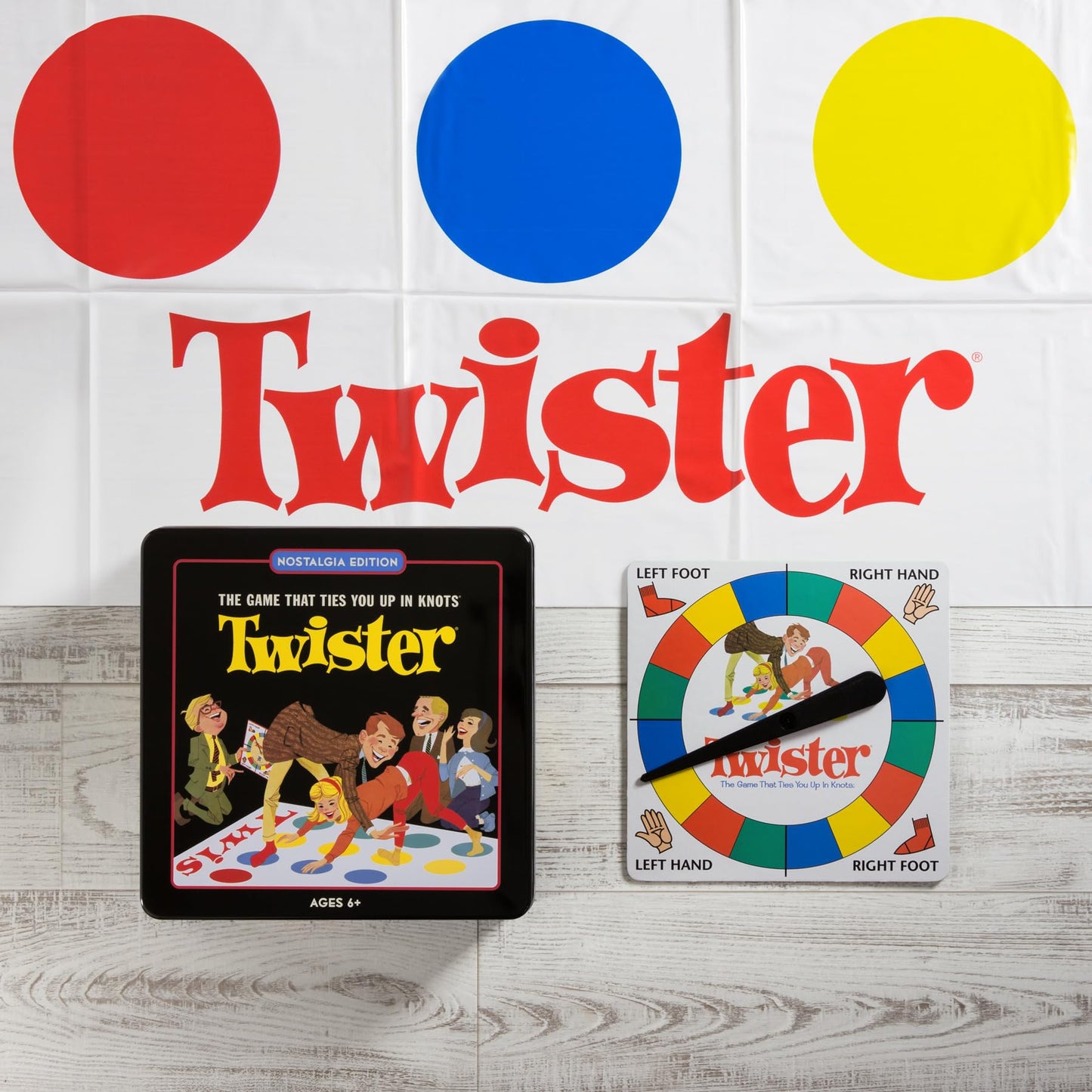 Ws Game Company Twister Nostalgia Edition In Collectible Tin