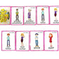 Family Tree Flashcards For Toddlers(22 Pcs)| English Learning Cards For Kindergarten Classroom Decoration | Perfect For Pre-K Decor Background Wall Stickers, Teacher/Autism Therapists Tools