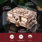 UGEARS 3D Wooden Puzzles Box - 3D Puzzle Antique Wooden Box Wooden Model Kits for mature-themeds - Laser-Cut Mechanical Model Construction Kit