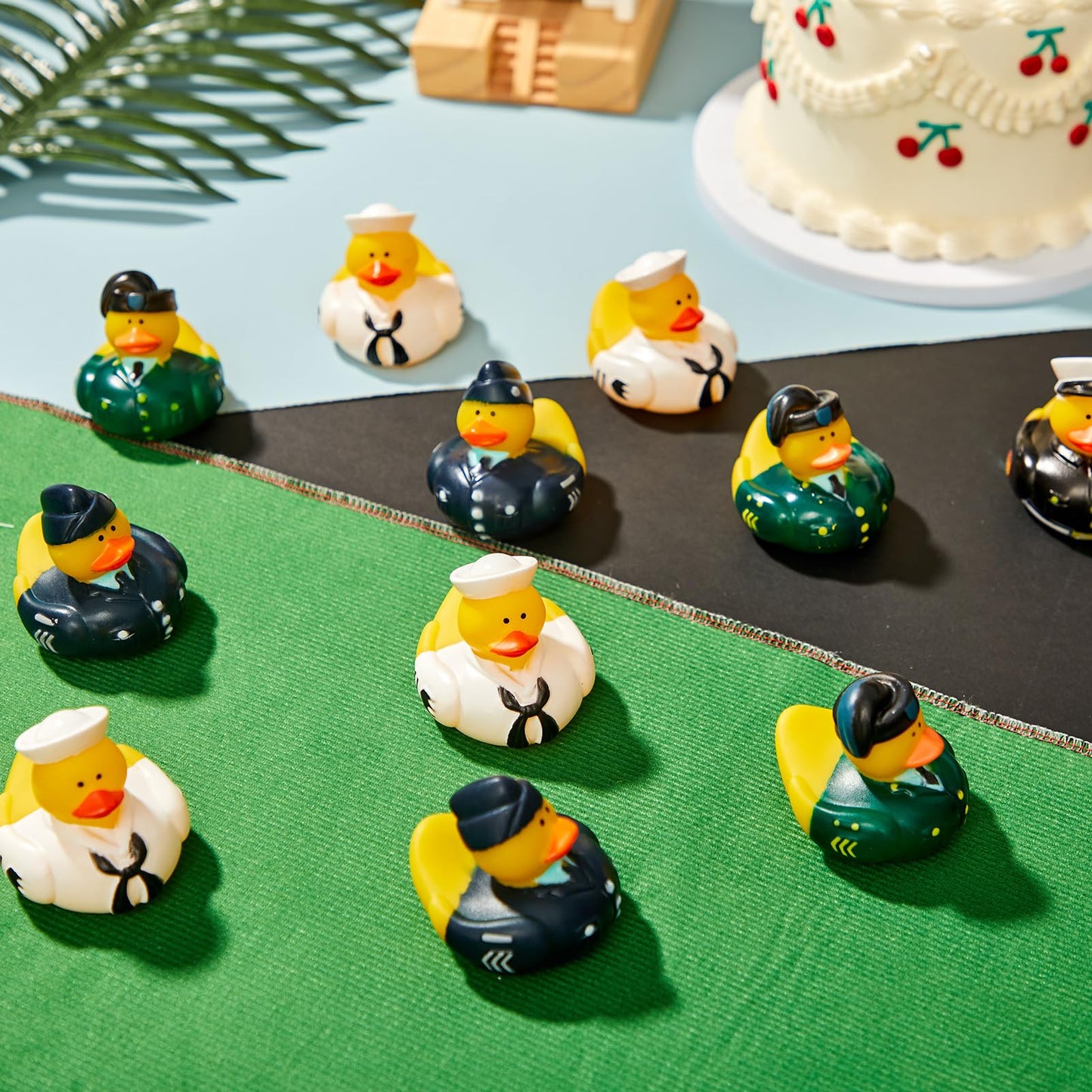 Deekin 2.17 Inches Military Ducks Uniform Armed Forces Rubber Ducks Military Party Favors Cool Rubber For Shower Birthday Party