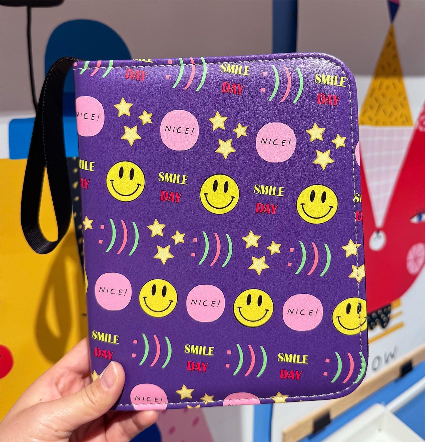 Thisness Card Holder For Yoto Cards 120 Cards Capacity Card Case Storage Organizer With Zipper Card Binder For Yoto Player Cards