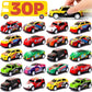 Azen 30 Pcs Pull Back Cars Party Favors For Kids 4-8 8-12, Mini Vehicles Toy Bulk, Party Favor Race Cars Toys, Goodie Bag Stuffers For Birthday Party