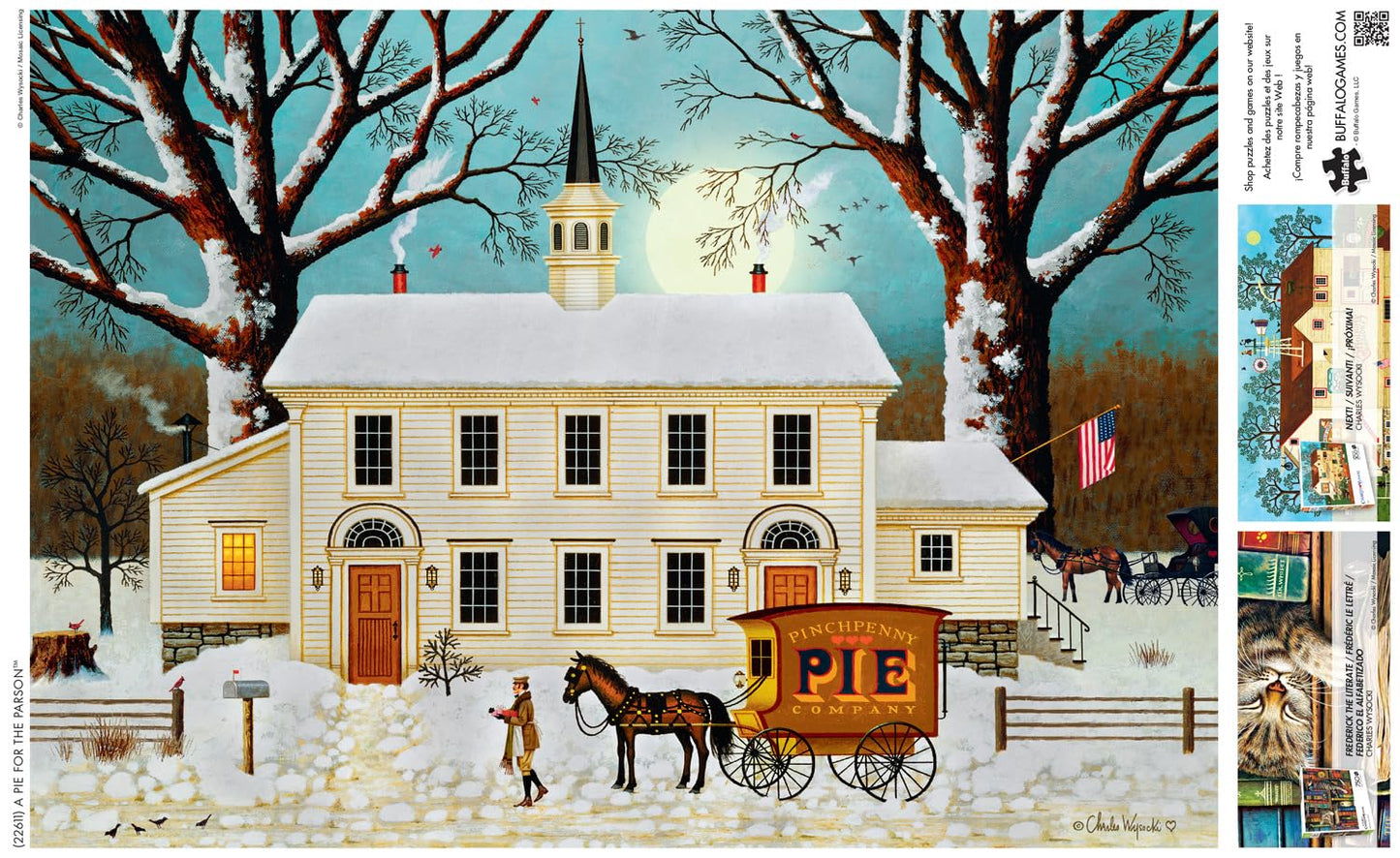 Buffalo Games 300 Piece Jigsaw Puzzle - A Pie for The Parson - Large Multicolor - Model 22611 - Challenging Fun for Adults