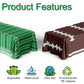Bambluby Football Party Disposable Plastic Tablecloths - Touchdown Table Covers for Birthday Parties, Football Games, and Decora