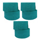 USA-Made Teal Crepe Paper Streamers, 6 Rolls, 435 Feet Total