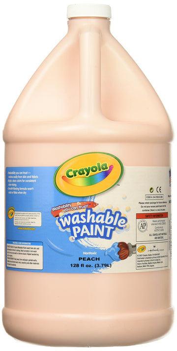 Crayola Washable Paint, Peach, Gallon