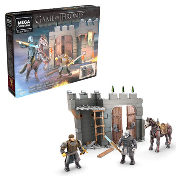 Mega Construx Game of Thrones Winterfell Defense Construction Set with Character Figures  Building Toys for Collectors (185 Pieces)