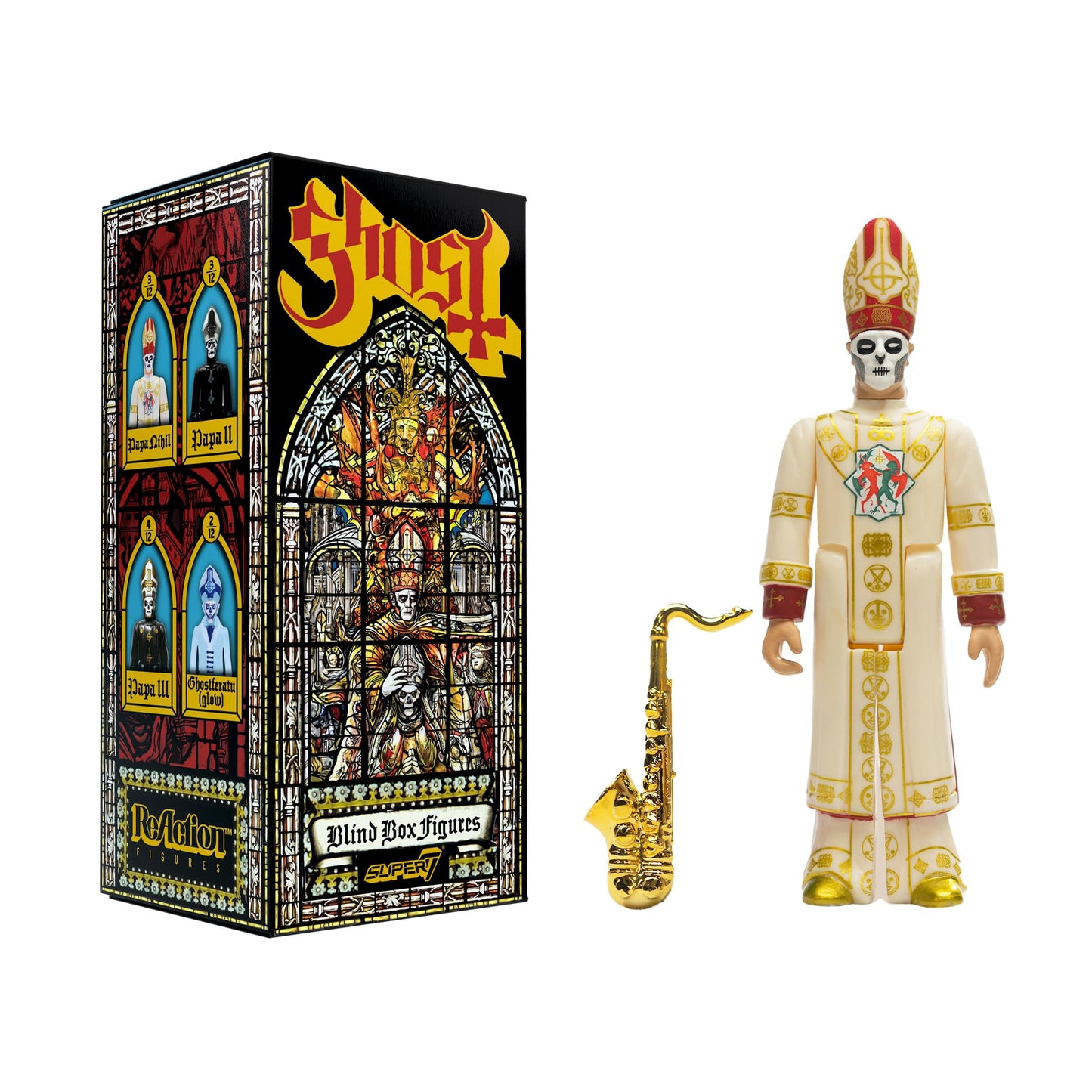 Super7 Ghost Blind Box Wave 01 - Blind Box Flat - Set Of 12 Action Figures