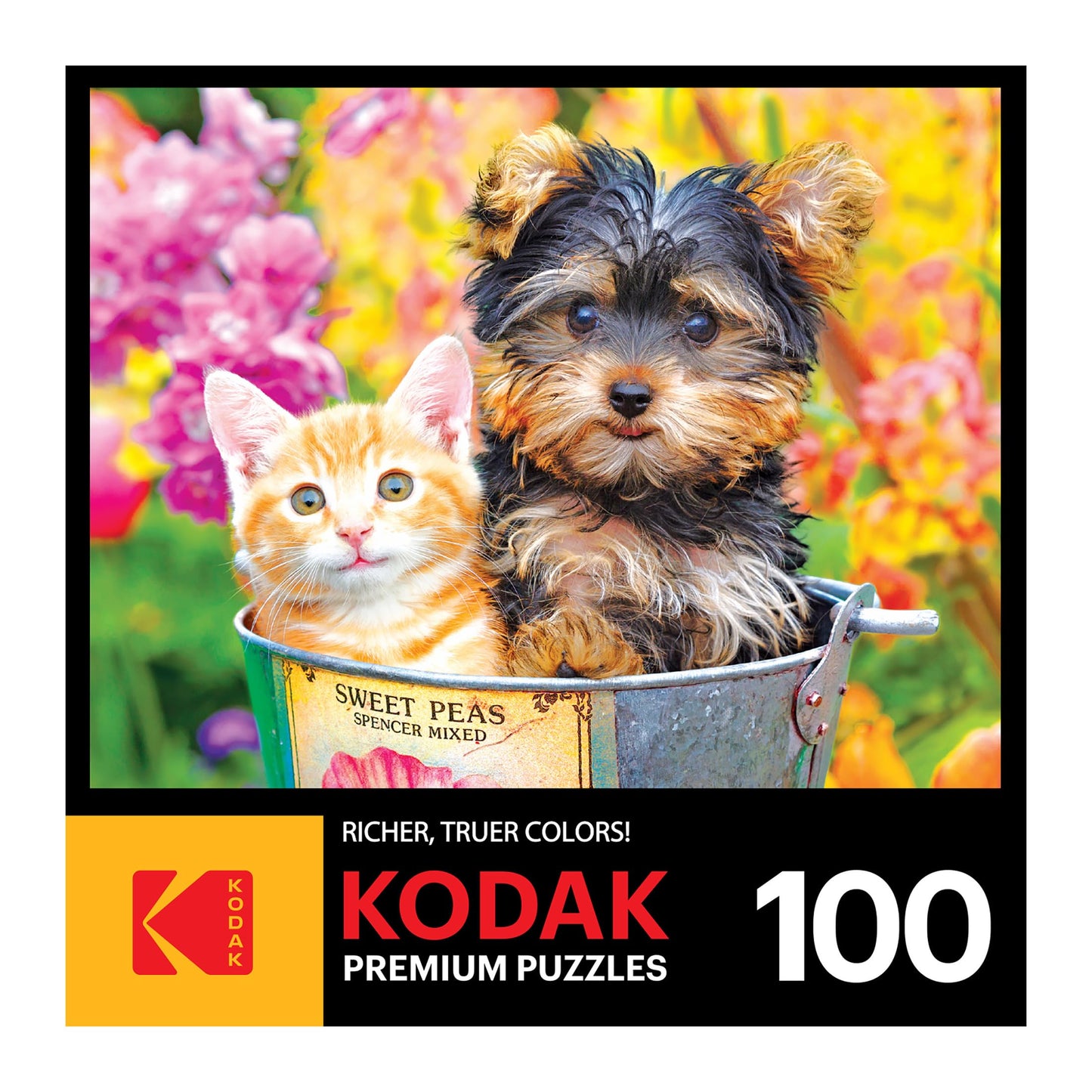RoseArt - Kodak enhanced - Bucket Buddies - 100 Piece Jigsaw Puzzle for mature-themeds
