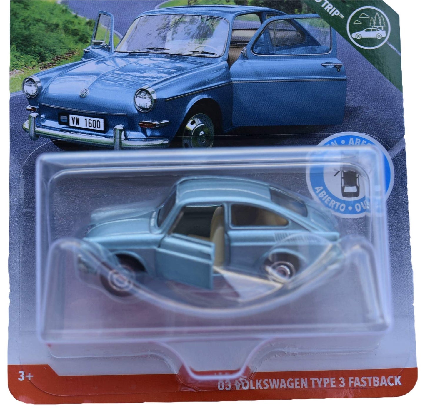 Matchbox Car, 65 VW Type 3 Fastback, Blue
