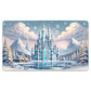Wizcraft Gaming Paramint Lorcana Frozen Castle (Stitched) - Lorcana Playmat - Lorcana Mat, Lorcana Game Mat - Non-Slip Rubber wi