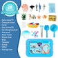 AGENTLAN Ocean Sensory Bin, Ocean Sensory Water Toys with Sea Animal for Toddlers Boys and Girls, Kids Toys Gift Sand Box for Ag