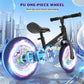 Wetify Colorful Lighting Balance Bike 2 Year Old, 2-5 Year Old Toddler Balance Bike, Adjustable Handlebar & Seat, 2-5 Year Old B
