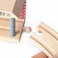 Wooden Train Track Mechanic & Station Service Building - Conductor Carl 2-in-1 Mechanic Service & Train Station for Customizing