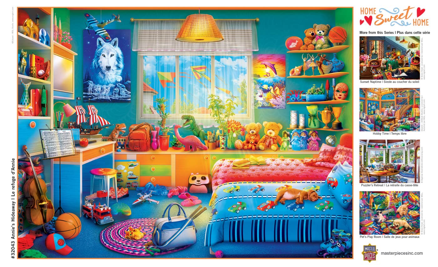 Masterpieces 500 Piece Jigsaw Puzzle For Adults And Family - Annie'S Hideaway - 18'X24'