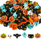 Tenare 150 Pcs Halloween Mini Erasers Mini Eraser Assortment Pumpkin Ghost Bat Mini Erasers for Trick or Treat Halloween Party F