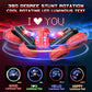 Remote Control Car, RC Stunt Cars with Double Sided 360-degree Flips Rotating Car Kids Toy, 2.4Ghz Rechargeable LED Light Up Let