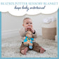 Kids Preferred Beatrix Potter Peter Rabbit Flat Sensory Blanky Interactive Baby Teether Toy With Crinkle Sounds, Soft Textures,