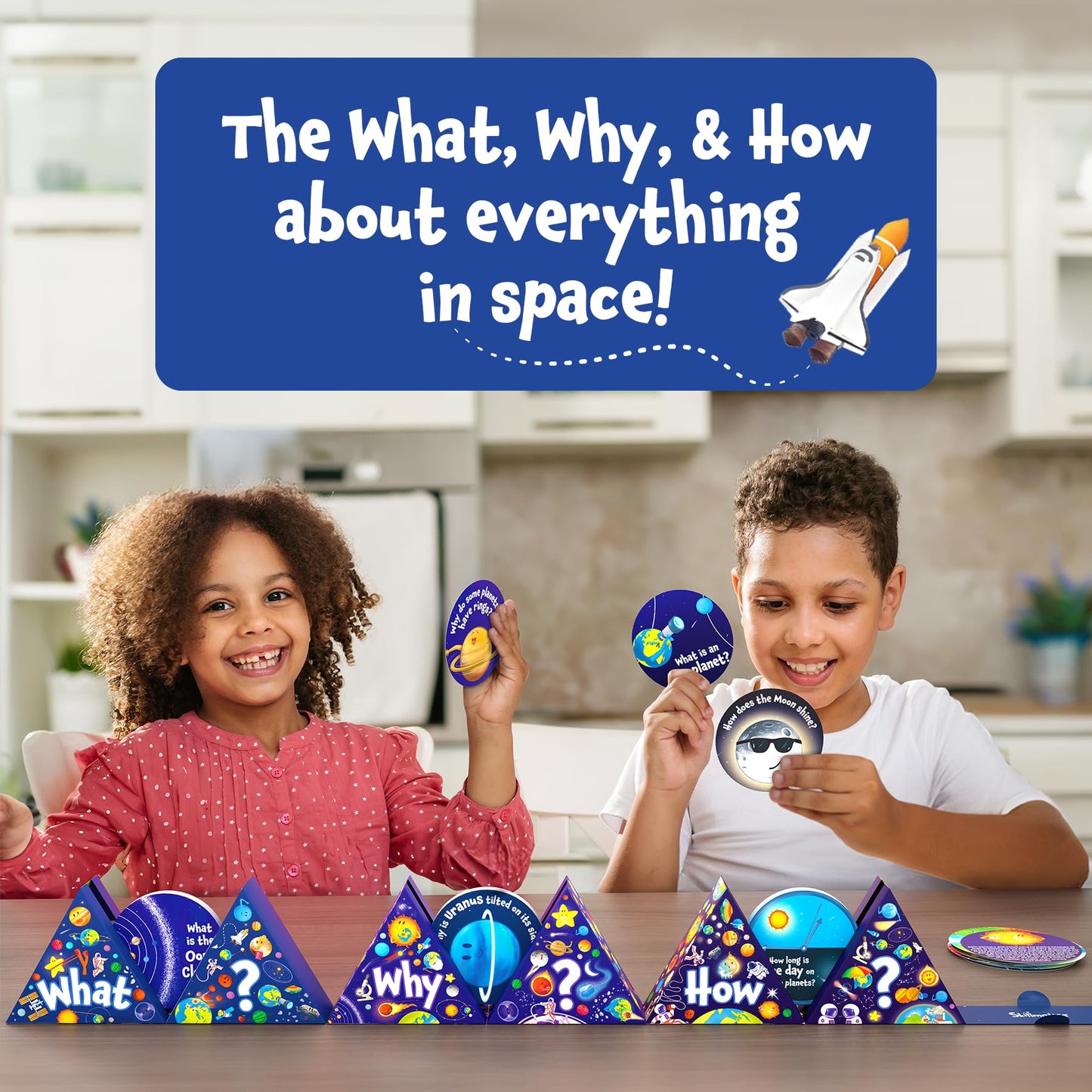 Skillmatics Flash Cards - Science Snippets Space, Learning Aids & Educational Toys For Boys & Girls, Gifts For Ages 7, 8, 9 & Up, 70+ Cards