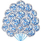 Mystic Toy Store 20 Pcs Confetti Balloons for Birthday Decoration Kit Blue Boys Girls Kids Men Women Pack Items Itm Set Pre Fill
