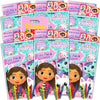 DreamWorks Gabbys Dollhouse Play Pack Party Favors - Bundle with 6 Gabbys Dollhouse Treat Bags with Coloring Book, Coloring Ut