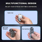 Hidedc Rotation Fidget Slider, Metal Fidget Toys Adults Haptic Coin Infinite Rotation Push, Edc Fidget Toys Sensory Toy For Adul