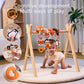 Tumama Baby Car Seat Toys, Black And White High Contrast Newborn Infant Hanging Toys, Crib Stroller Spiral Wrap Toys With 3 Pcs