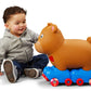 Kid Trax Silly Skaters Bear Toddler Foot to Floor Ride On Toy, Kids 1-3 Years Old, Soft and Inflatable, Single Rider, Light Up L