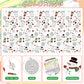 3 Pack Christmas Tablecloth Christmas Activity Paper Tablecloth Santa Claus Snowman Gnome Color-in Paper Disposable Tablecover f