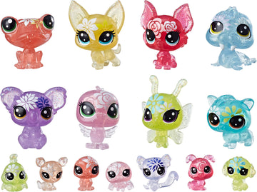 Littlest Pet Shop Blooming Bouquet, 16 Pets, Part Of The Lps Petal Party Collection
