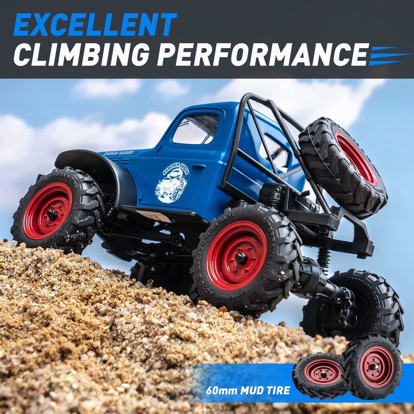Beezrc Fms Rc Crwaler 1/24 Scale Fcx24 Power Wagon Rtr 4Wd 2.4Ghz 3Ch Offroad Rc Car Model Vehicle Hobby Grade Remote Control Ca