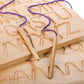 Suwimut Number & Letter Tracing Board, Wooden Alphabet Learning Montessori Toys for Kids Age 3-5, Double Sided Writing Practice