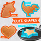 Kamehame Silicone Pancake Molds For Heart, Star, Dinosaur, Unicorn Shape Pancakes, 4 Pack Nonstick Pancake Shaper For Kids, Fun
