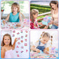 CY2SIDE Axolotl Party Gift Set - 12 Pack Stationery with 4-in-1 Pen, Sticky Notes & Stickers, Pink/Blue for Kids Goodie Bags