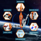 WEMEMORN Space Exploration Shuttle Rocket Toy - 12-in-1 STEM Building Blocks Kit, 566 Pieces, Multicolor, for Ages 6-12