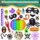 Forlinx 400Pcs Halloween Party Favors For Kids,Bulk Halloween Toys ,Halloween Goodie Bag,Halloween Stuffers,Halloween Classroom