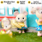 Honey Bee Acres The Cheddars Mouse Family, 4 Miniature Doll Figures, Small