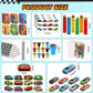 BenLouis 96Pcs Race Car Party Favors Racing Theme School Stationery Set Bulk for Kids Fast Racecar Wheel Birthday Party Goodie B