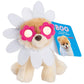Gund Boo, The Worlds Cutest Dog, Itty Bitty Boo Daisy Flower #61, Stuffed Animal Plush, Spring Decor, Pink And White, 5