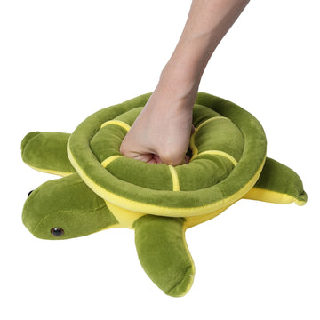 Amlhna Cute Sea Turtle Plush Toys 9.8 Inch Soft Turtle Stuffed Animals, Turtle Plushies Toy Birthday Gifts For Kids Boys Girls