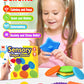 Sensory Fidget Toys For Kids Adults: 16 Pack Textured Silicone Worry Stones For Anxiety Relief, Sensory Stress Toy For Autism Ki