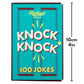 Ridley’S 100 Knock Knock Joke Cards – Includes 100 Jokes For Kids And Adults, Funny Jokes For Family-Friendly Fun – Makes A Great Gift Idea