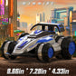 WJWMIRC 1:14 Remote Control Roll Stunt Car for Boys 360Rotating 4WD RC Cars with Lights Music Upright Walking Four-Wheeled Rollo