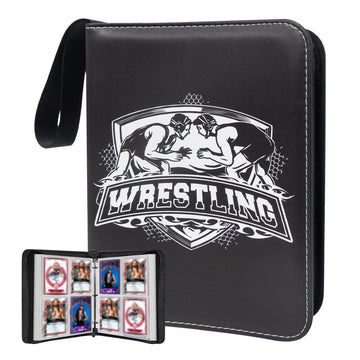 400 Pockets Card Binder for Trading Cards Portable Waterproof Storage Bag with Removable Sleeves for Sports Cards Collectors